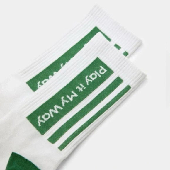 Halara Color Block Casual Cotton Crew Socks New - Picture 2 of 3